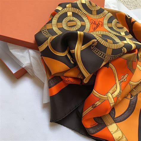 where are hermes scarves made